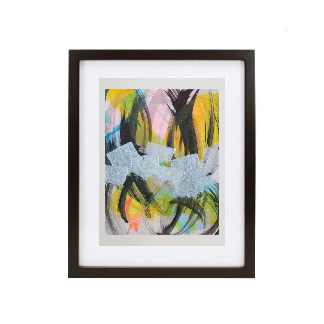 Original, 9x12" Abstract, Mixed Media, Painting