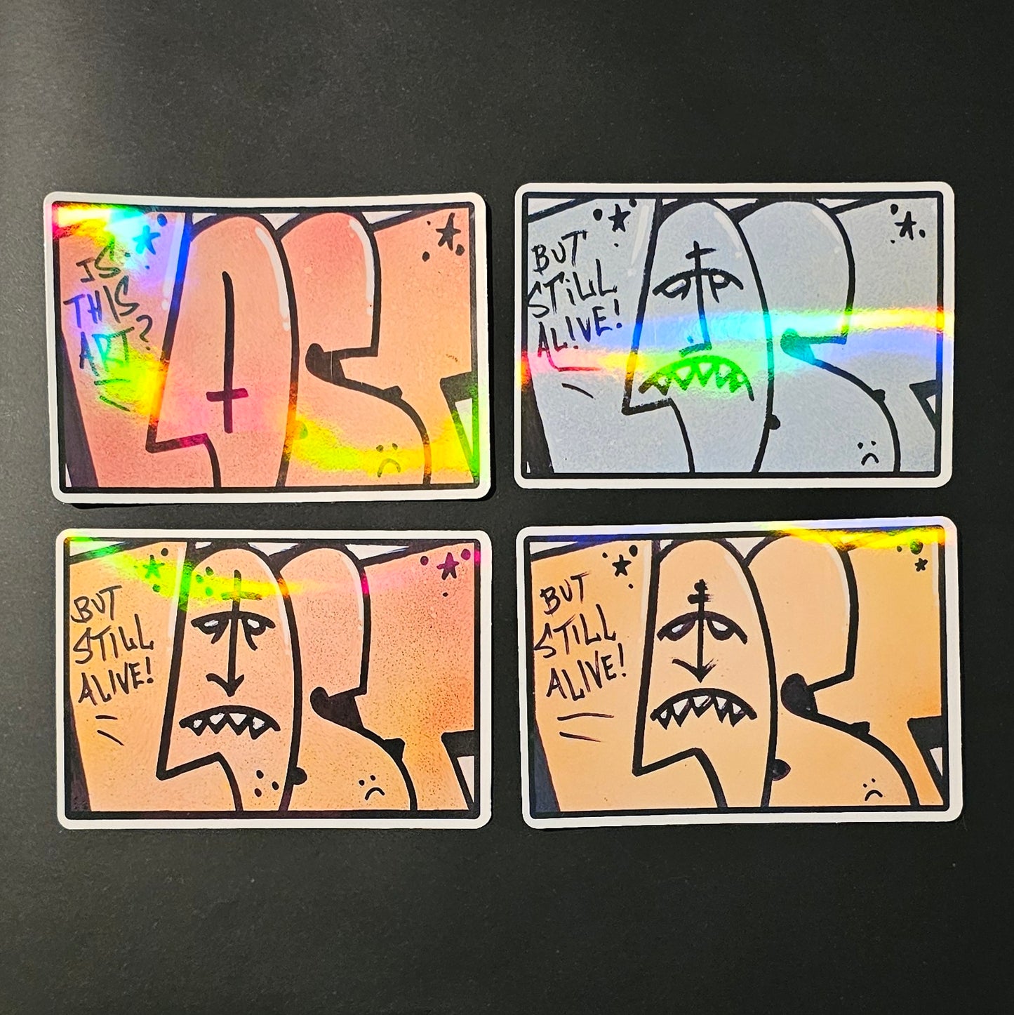LOST Die-cut vinyl sticker 4-PACK