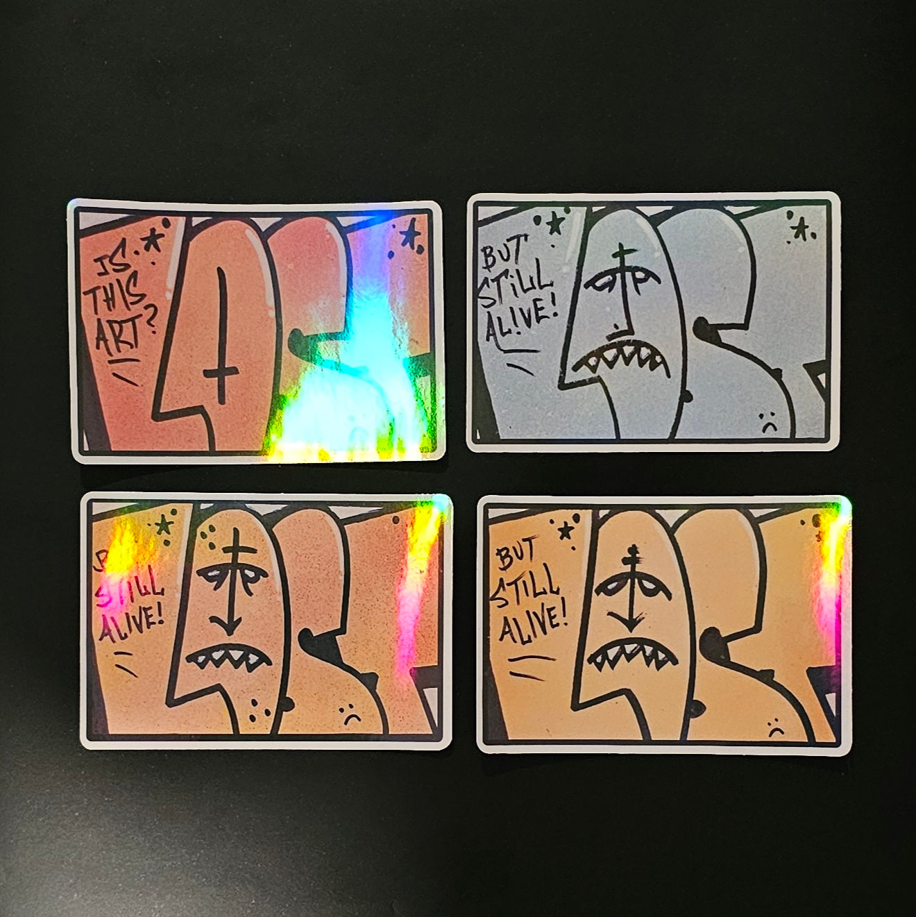 LOST Die-cut vinyl sticker 4-PACK