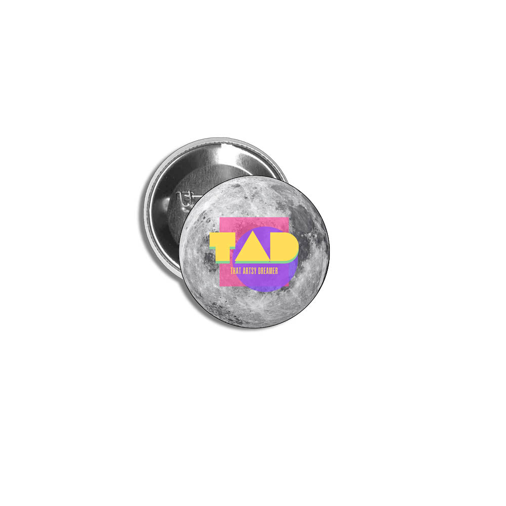 A custom pinback button made by reilly9578. The colorful button is set against a solid white background.